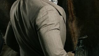 Muscular gay Paul Wagner unveils his big dick while teasing in a suit – Page 13
